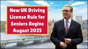 New UK Driving Rule Change for Seniors Begins August 2025