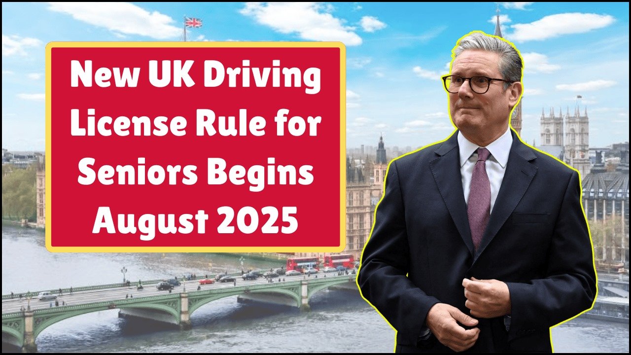 New UK Driving Rule Change for Seniors Begins August 2025